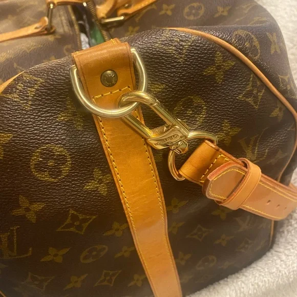 Auth Louis Vuitton Keepall Bandouliere 55 Monogram Boston Bag - Picture 3 of 9